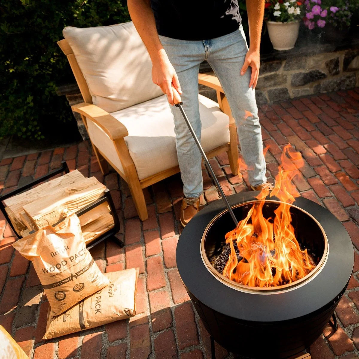 Fire Pit Wood Packs, Pack of 4 Q7500