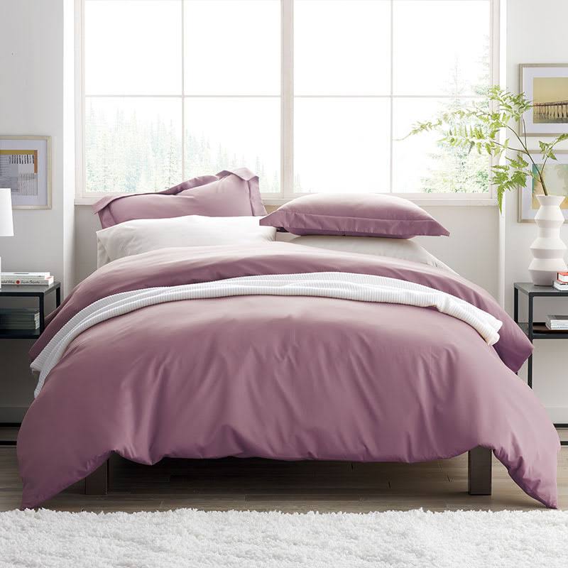 Green Supima Cotton Sateen King Duvet Cover Z758486