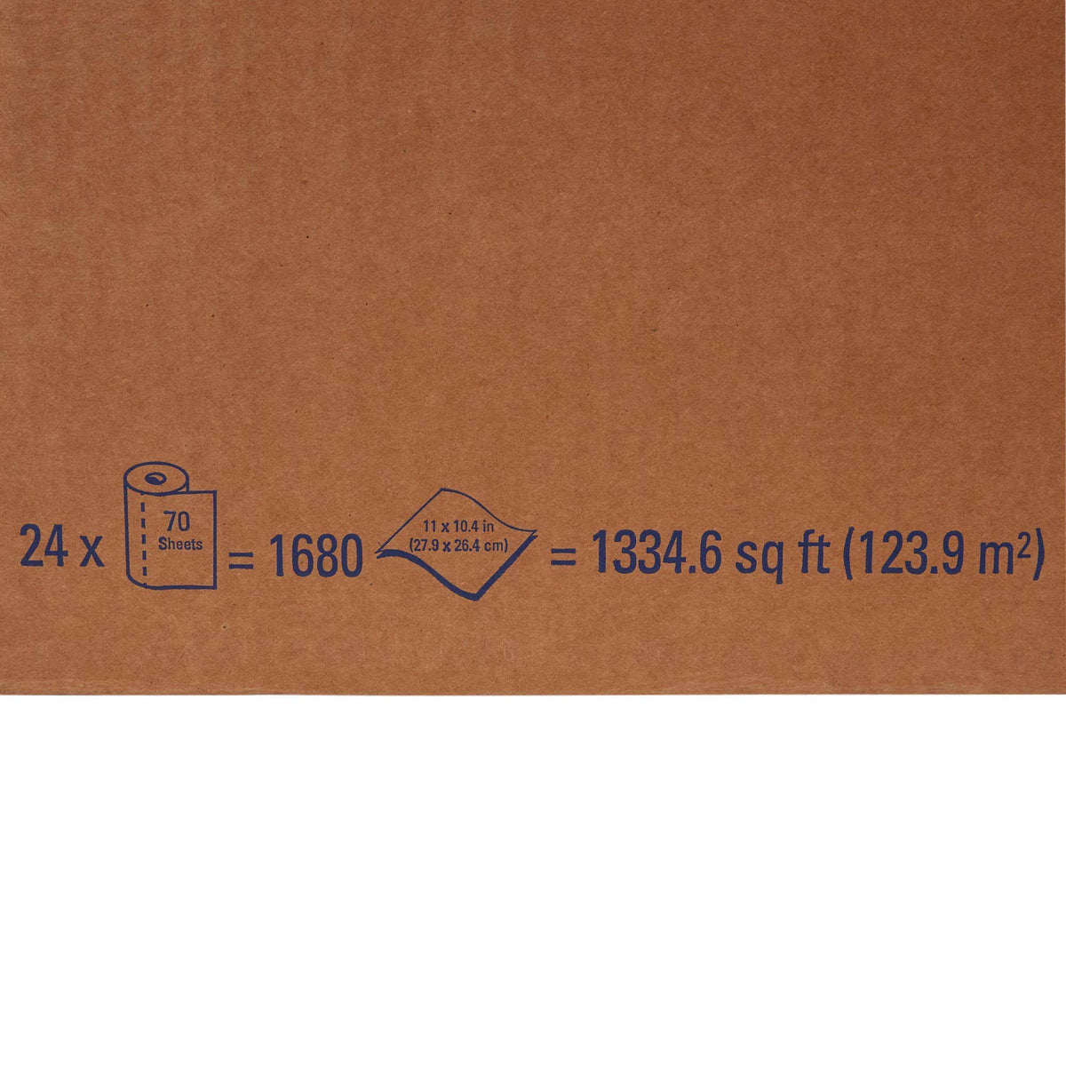 White 70/Roll 24 Rolls/Carton Kitchen Roll Towels J7864