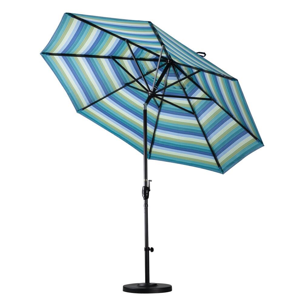 9 ft. Fiberglass Market Umbrella Collar Tilt Black V555