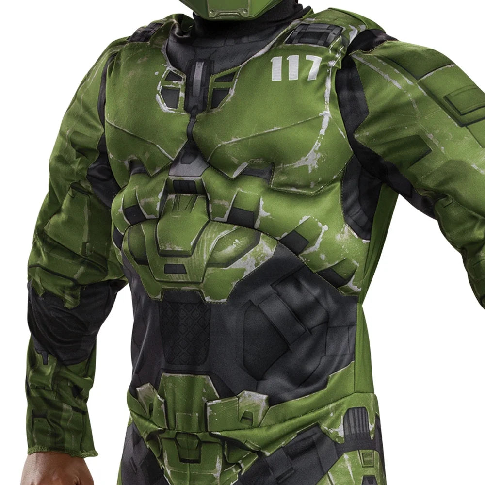 Boys Size Small (4-6) Master Chief Halloween Child Costume O928