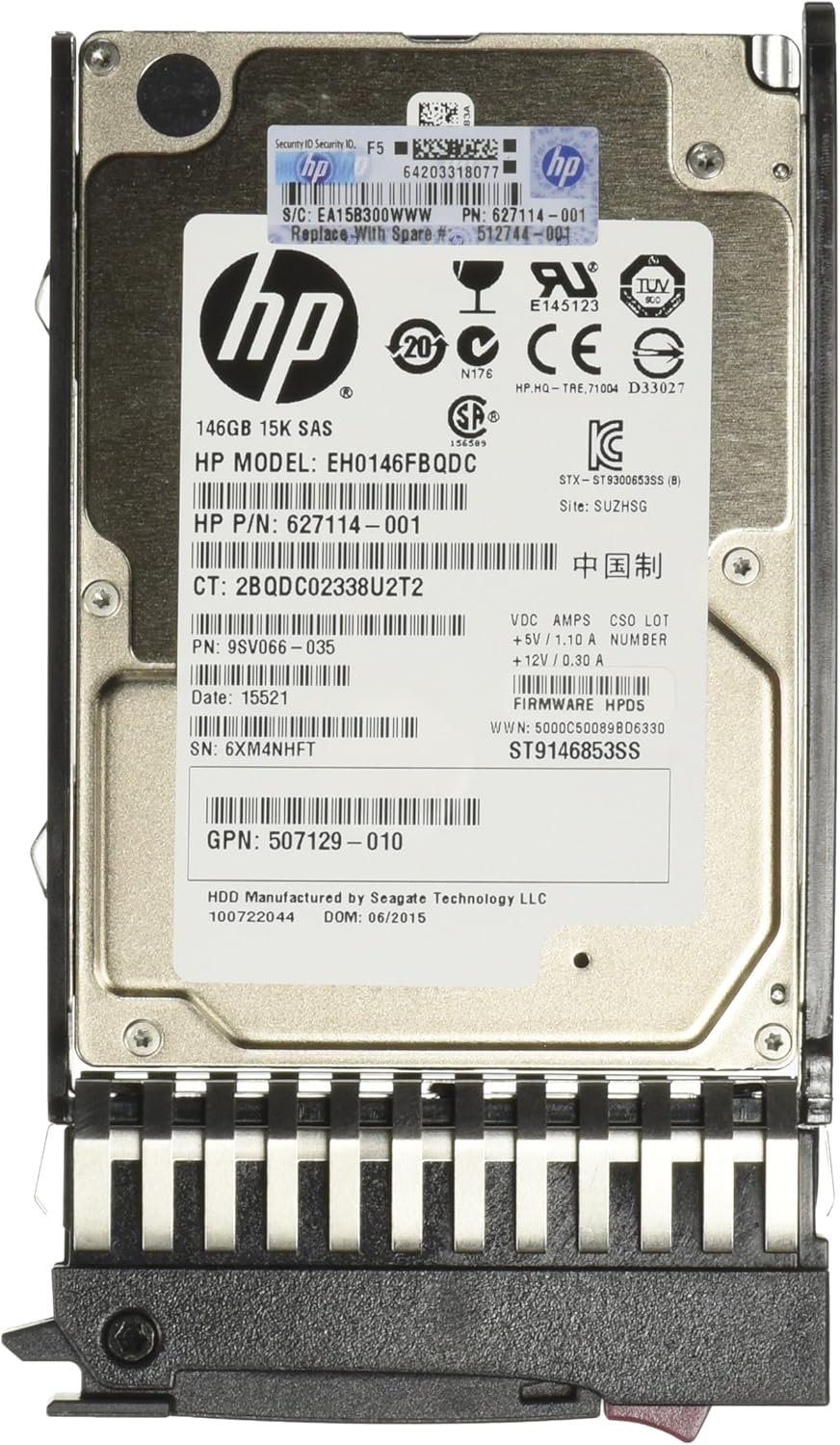 146 GB 15K SAS 2.5-Inch Internal Hard Drive S191484