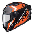 XS Orange Motorcycle Helmet L1399