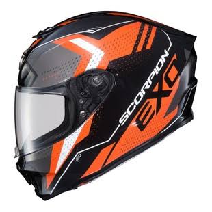 XS Orange Motorcycle Helmet L1399