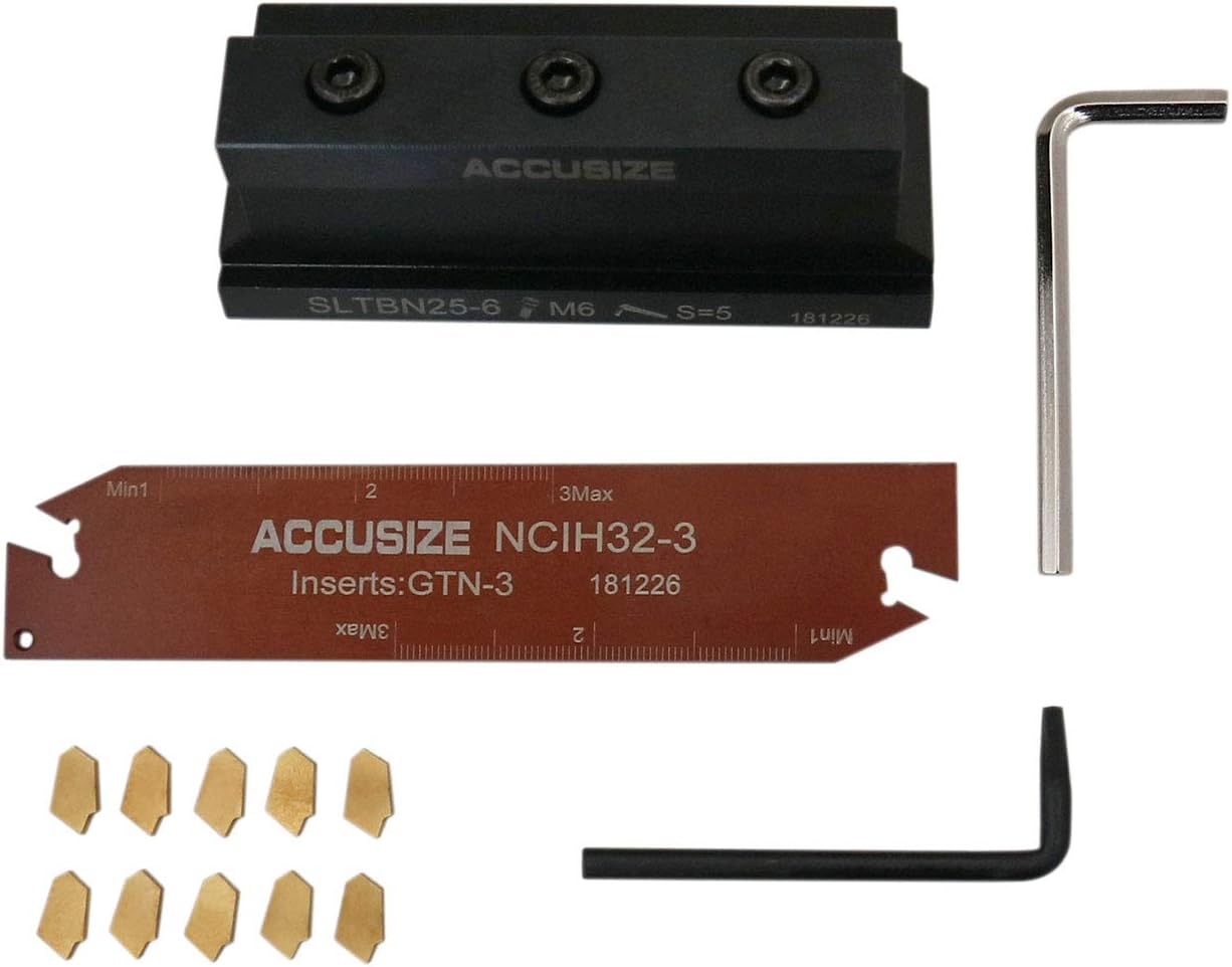1'' Self-Lock Block with 10 Pcs Carbide Inserts and 1 Pc Blade Y7429