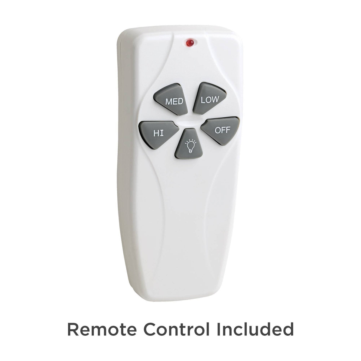Brushed Nickel Indoor Ceiling Fan with Light LED Remote Control Z335701