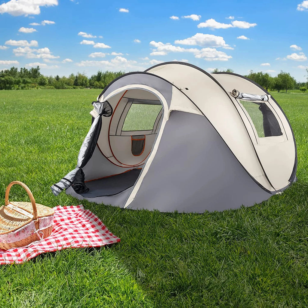 Pop Up Camping Tent, Waterproof Automatic Setup, 110inx79inx48in Z898