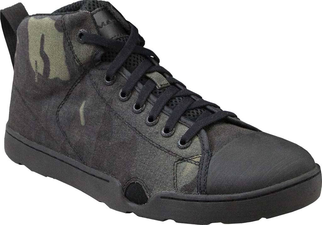 Black Multicam Wide Mid Boots F826
