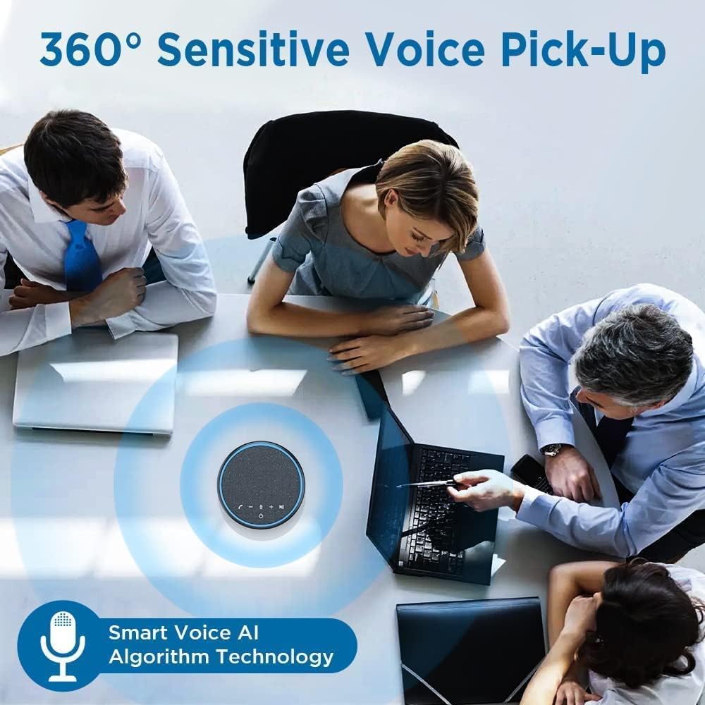 Bluetooth Speakerphone with Noise Cancellation Mute Function W175