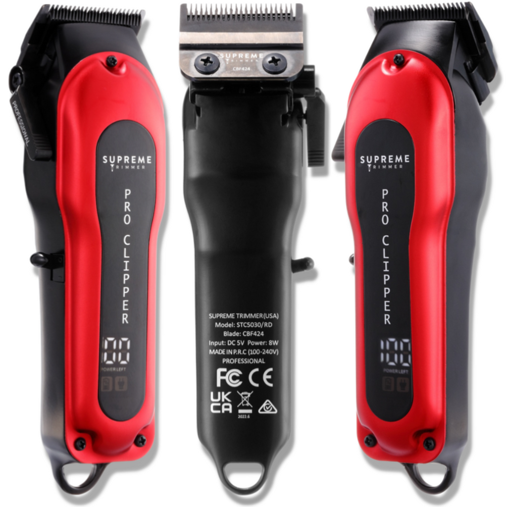 Red Cordless Professional Clipper Set T644523