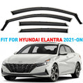 Smoke Tinted In-channel Side Window Vent Visor Deflectors Rain Guards 4pcs V8194