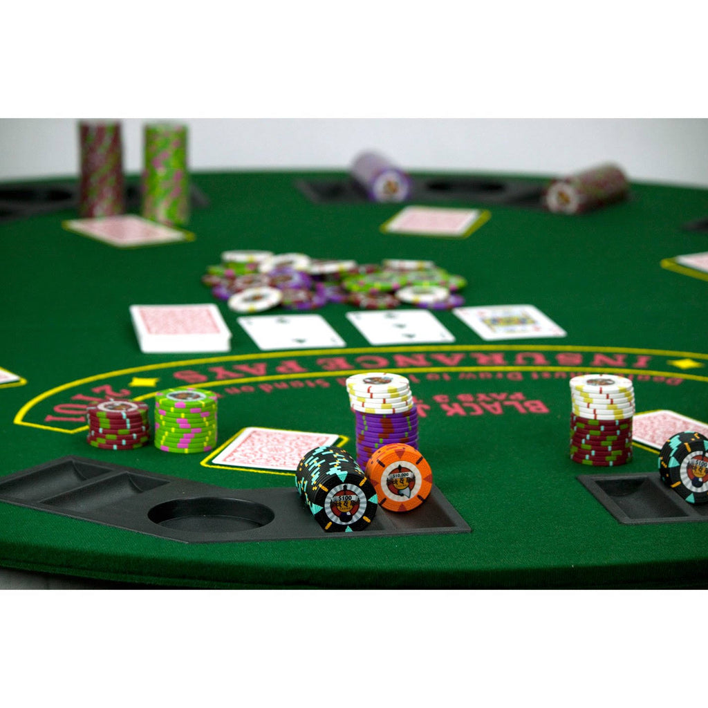 300ct Clay Gaming Chip Set in Carousel O625