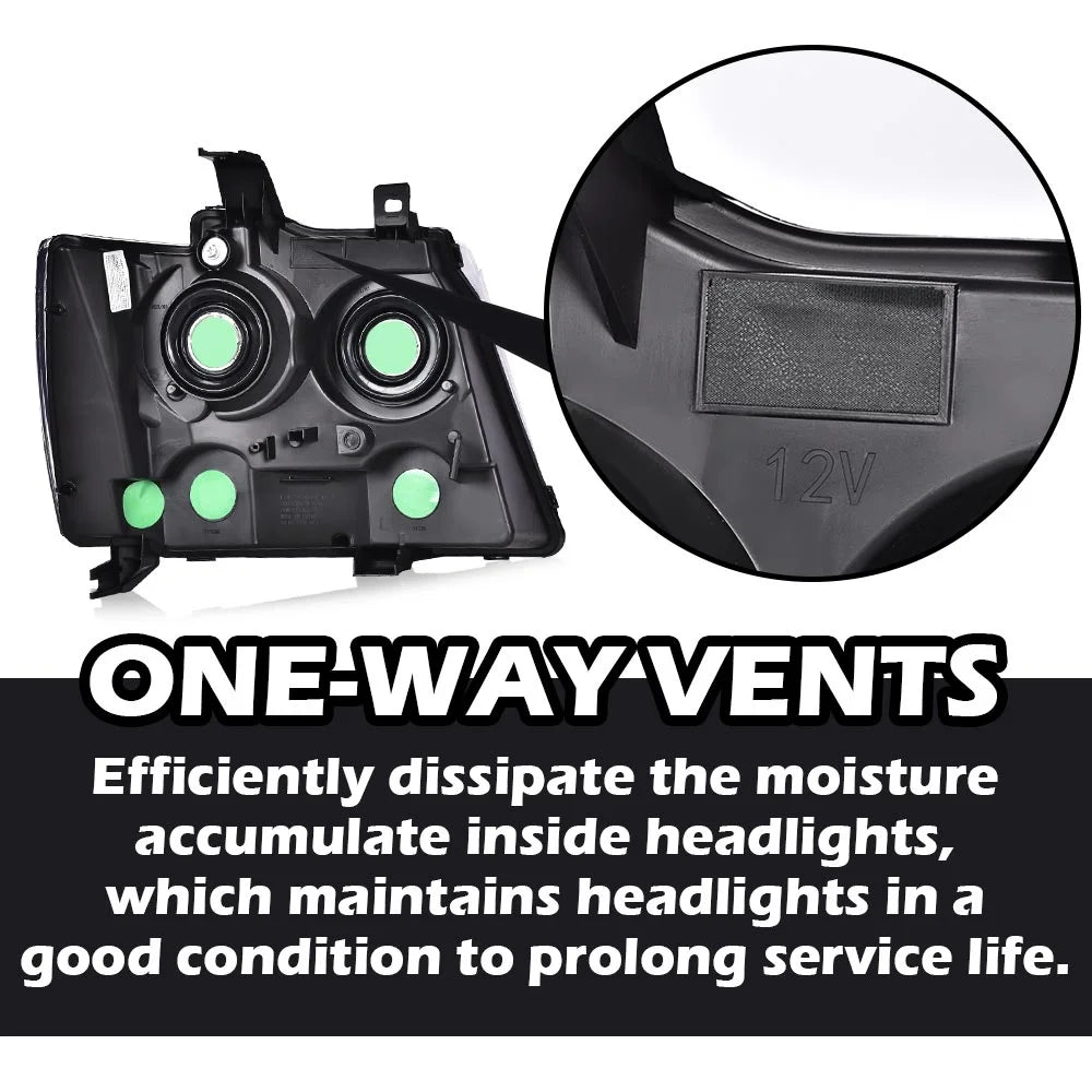 Headlights Assembly for Chevy Suburban Tahoe Avalanche K532834