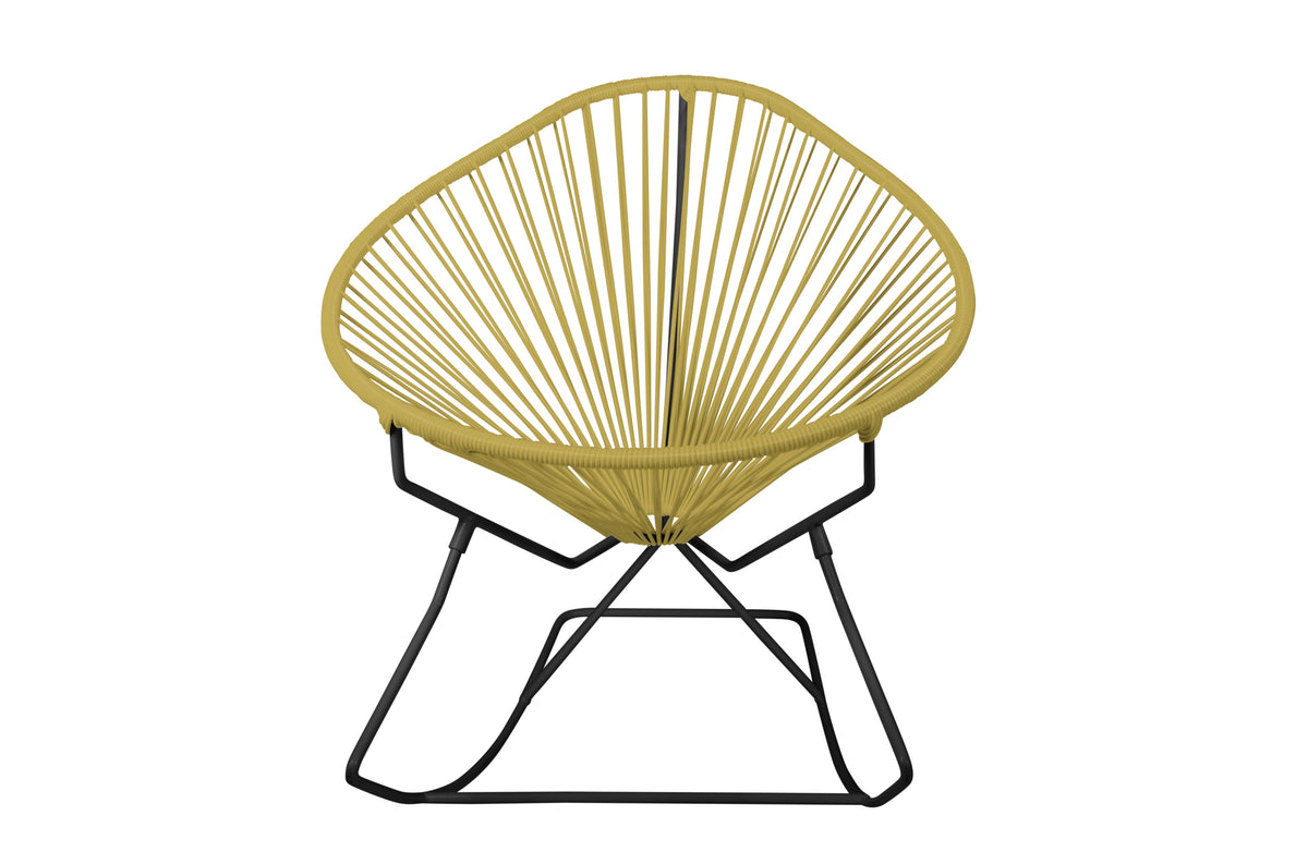 Black/Caramel Rocker Chair P446