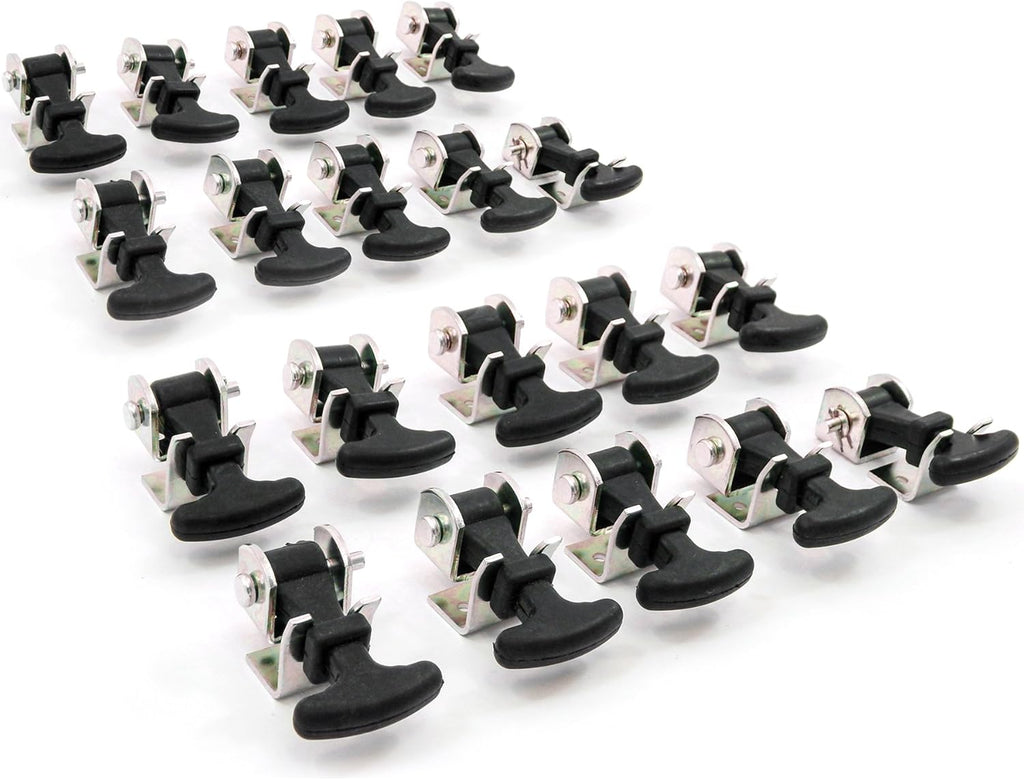20 Piece Stainless Steel T Handle Latch Catch Hold-Down 2.5 Inch Draw Hardware Replacement P70703