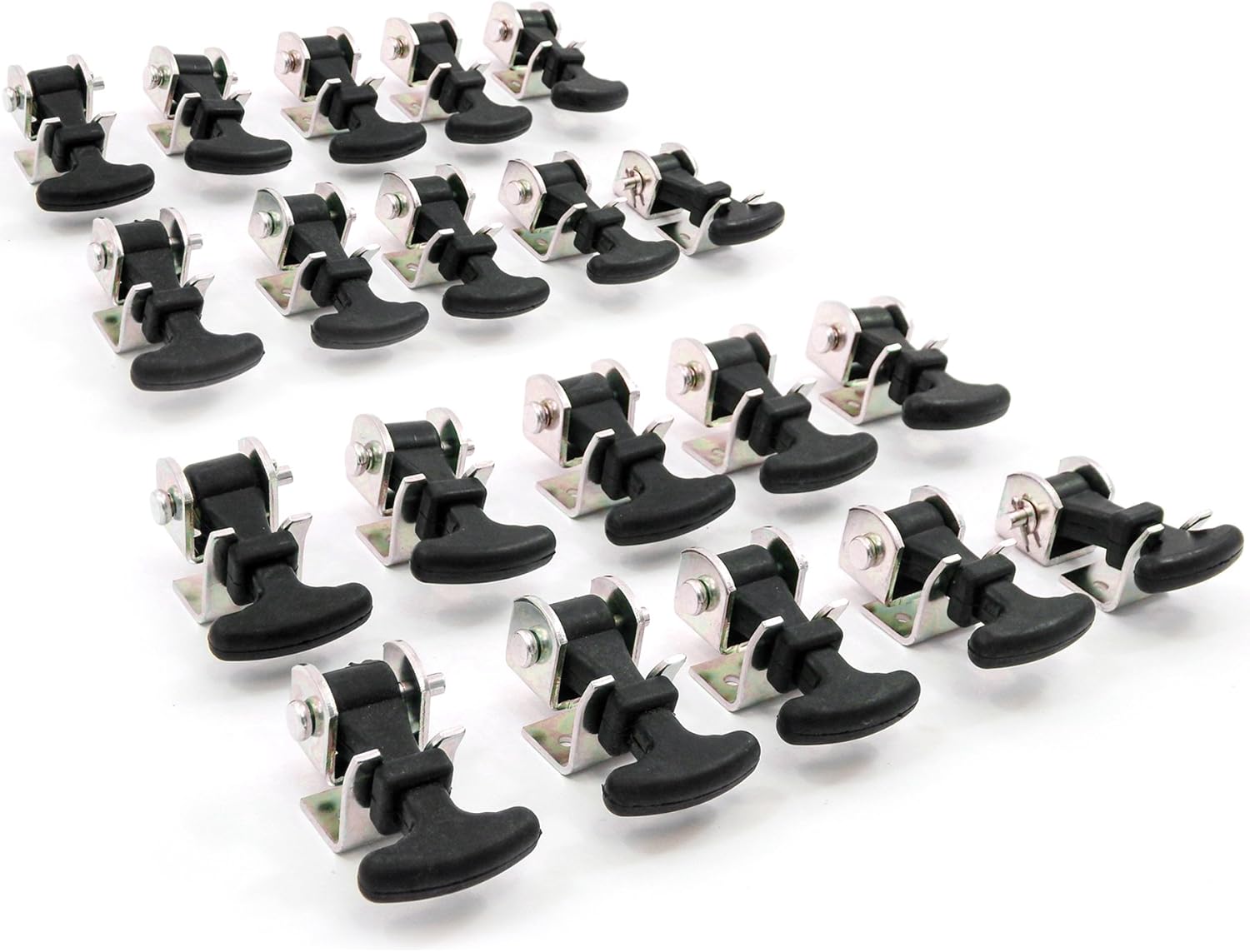 20 Piece Stainless Steel T Handle Latch Catch Hold-Down 2.5 Inch Draw Hardware Replacement P70703