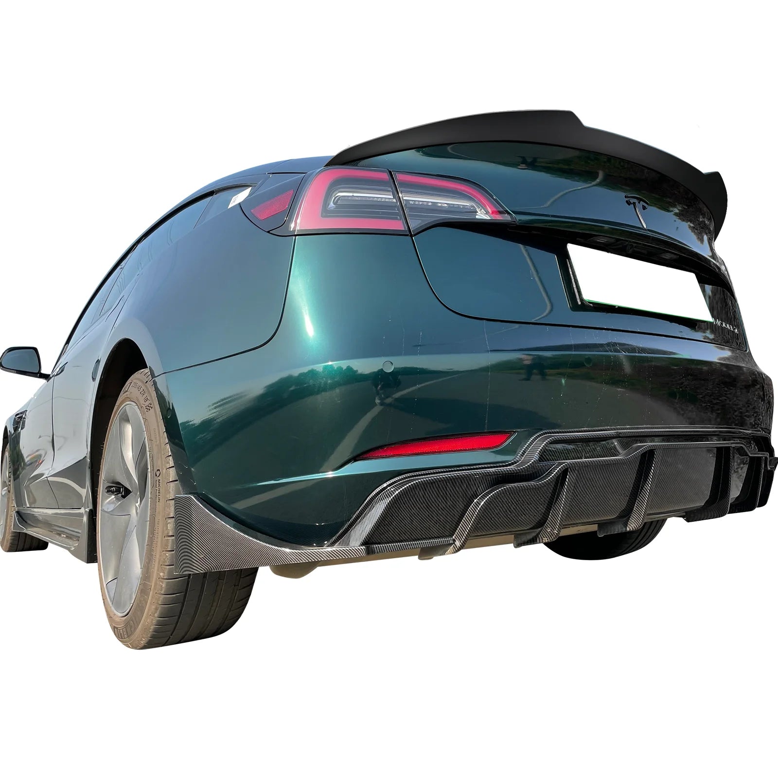 Matte Black ABS Rear Trunk Spoiler Wing O8837