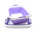 Collapsible Plastic Laundry Basket J73377