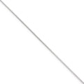 10 Karat White Gold Box Chain H2071