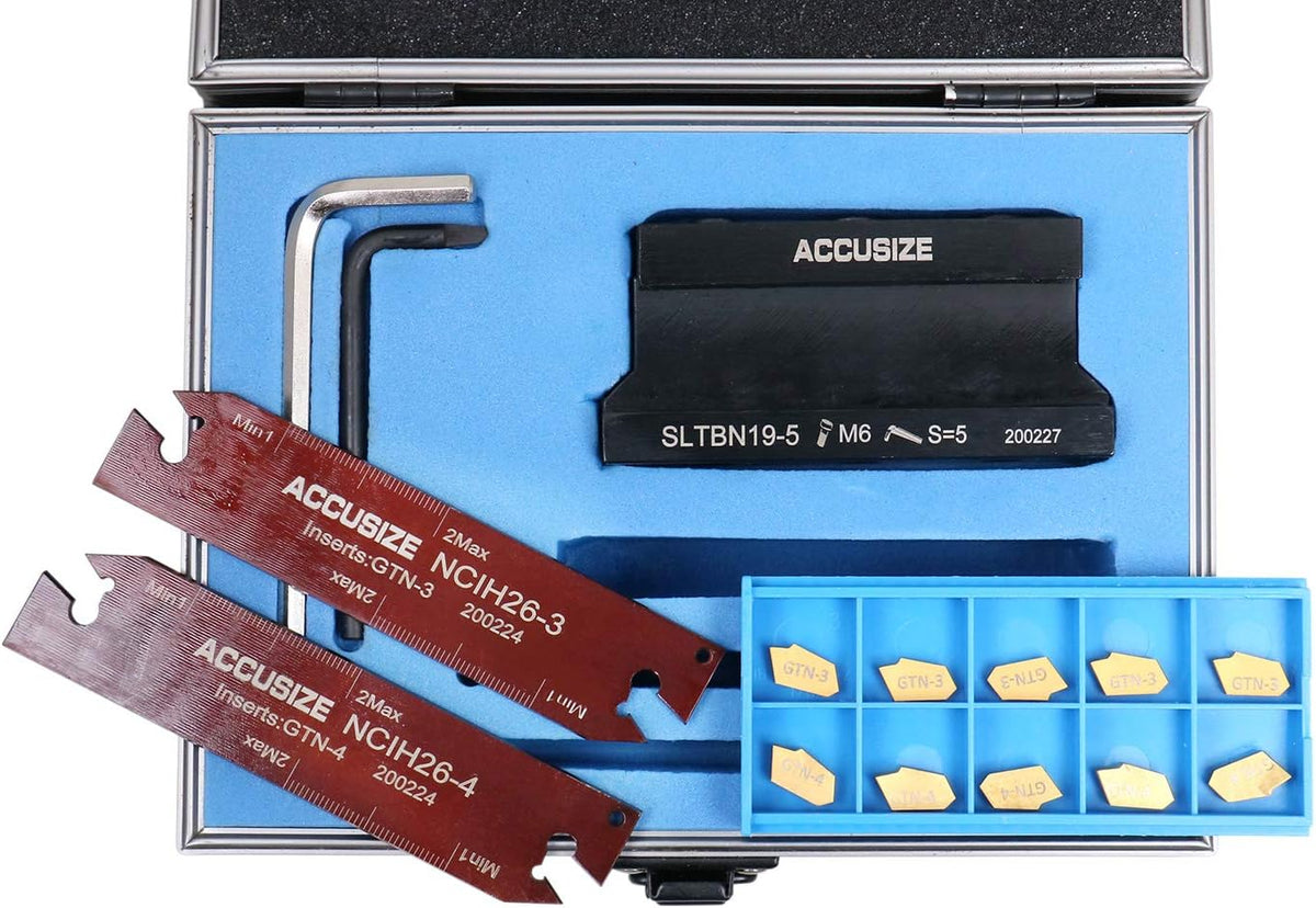 1'' Self-Lock Block with 10 Pcs Carbide Inserts and 1 Pc Blade Y7429
