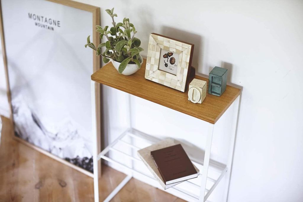 White Narrow Room End Tables Q10520