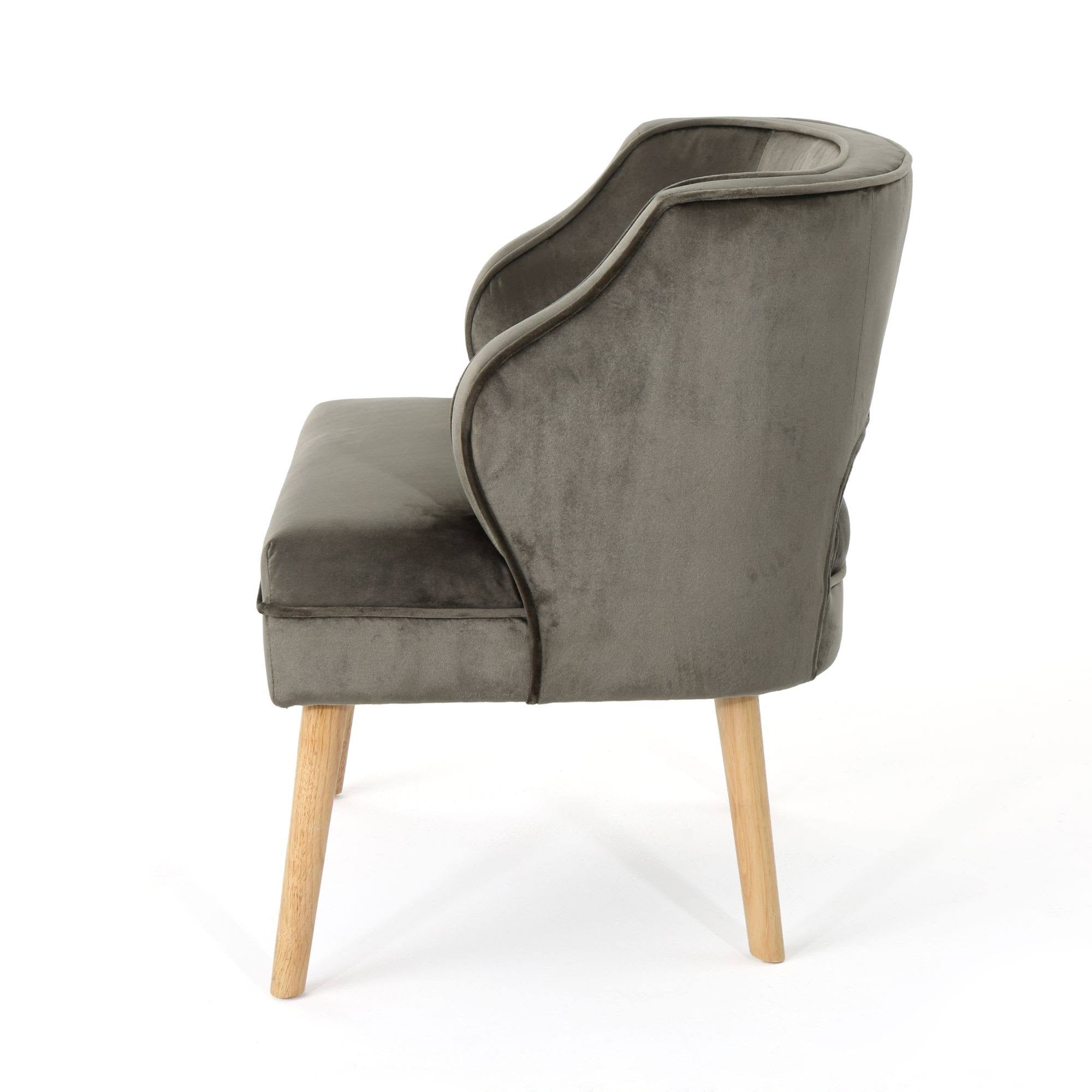 Gray and Beige Contemporary Accent Chair V716793