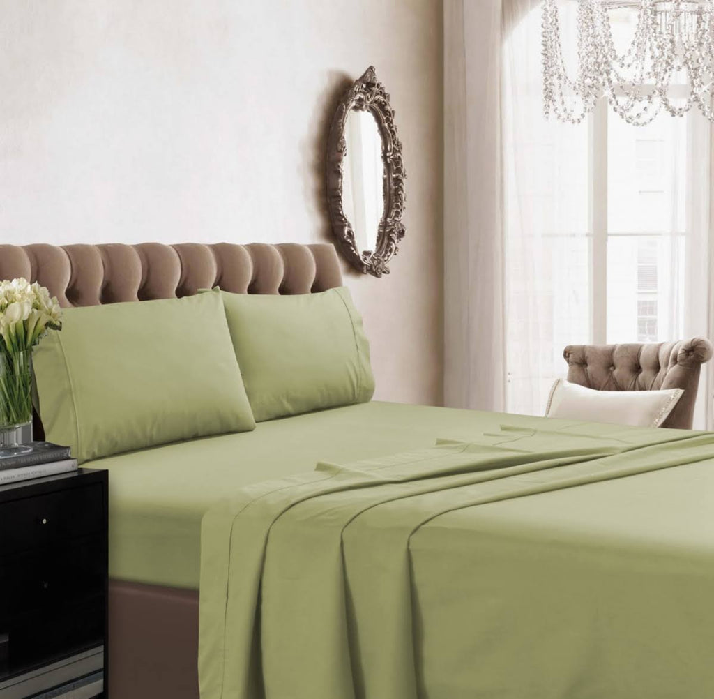 Light/Pastel Purple Percale Extra Deep Pocket Sheet Set E544