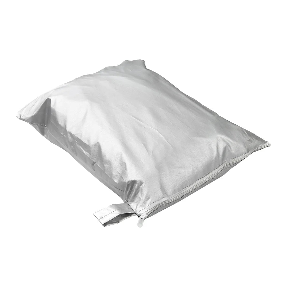 Boat Cover Waterproof Heavy Duty 300D Oxford Fabric Silver Reflective 20-22FT B2870