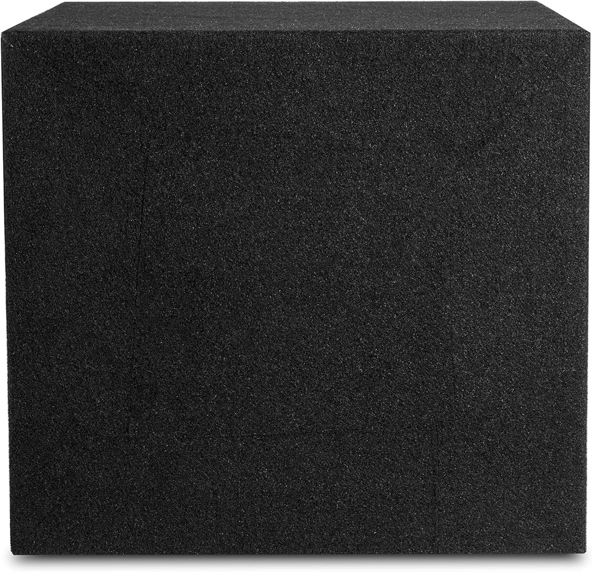 Single 12” Sealed MDF Black Carpeted Subwoofer Enclosure Pack of 2 P495177