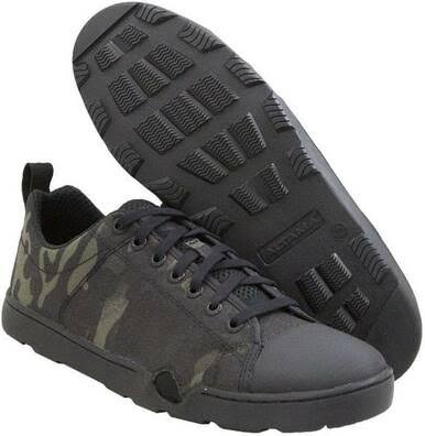 Black Multicam Wide Mid Boots F826
