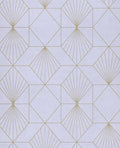 Lilac Geometric Wallpaper V6370