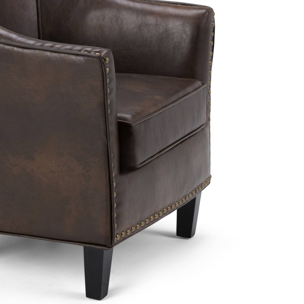 Bonded Leather Tub Chair L29802