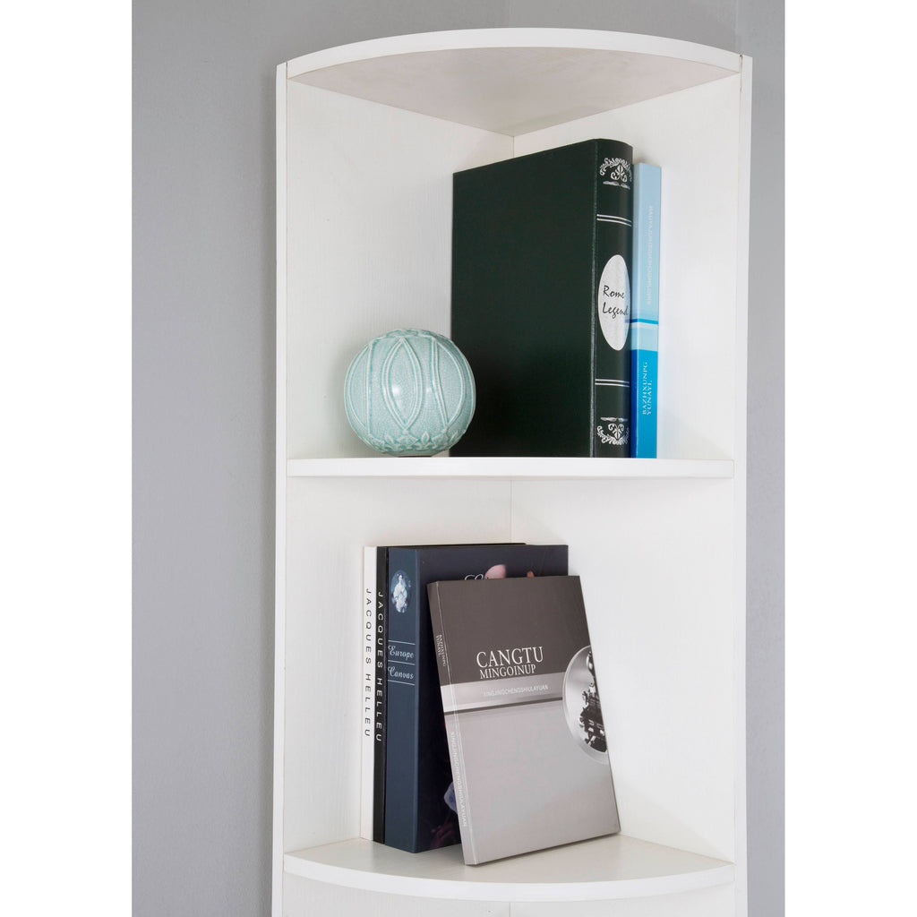 Blue 5 Tier Corner Bookcase Q21340