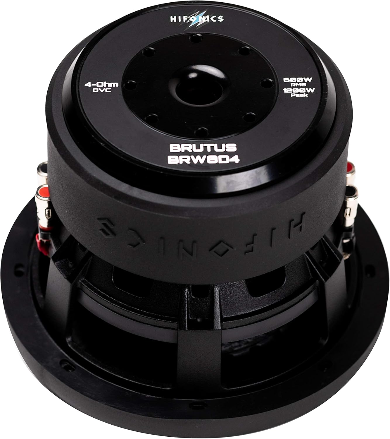 2 x 8 Inch Dual 4 Ohm Car Audio Subwoofer with Aluminum Die-Cast Basket K504183