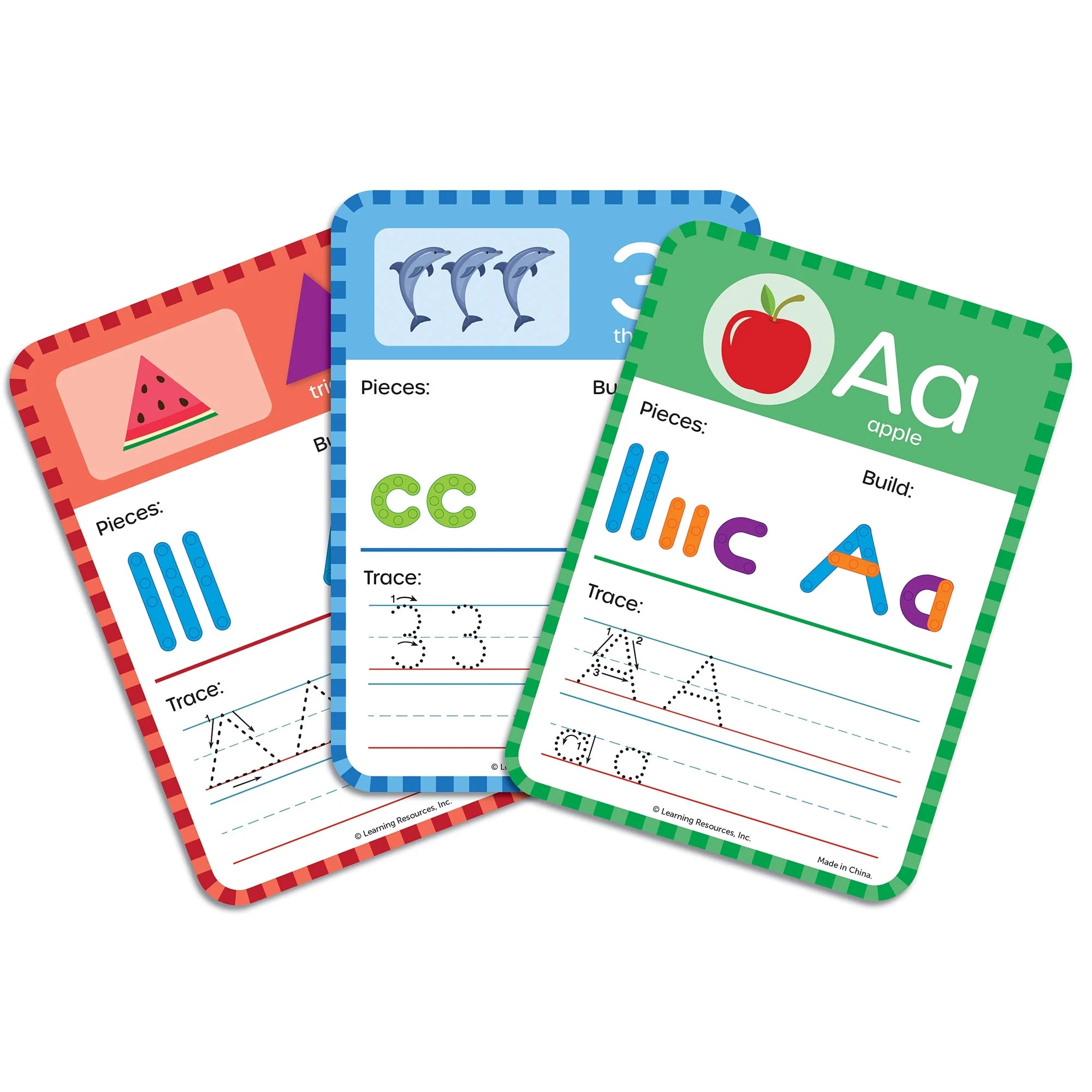 Kindergarten Letter & Number Maker - 60 Pieces Math Games C131435