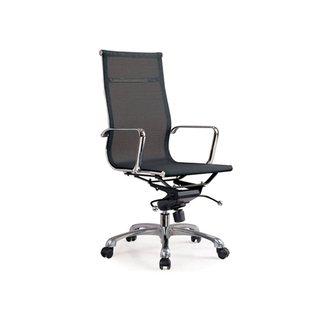 White Highback Ergonomic Mesh Swivel Office Chair E485156