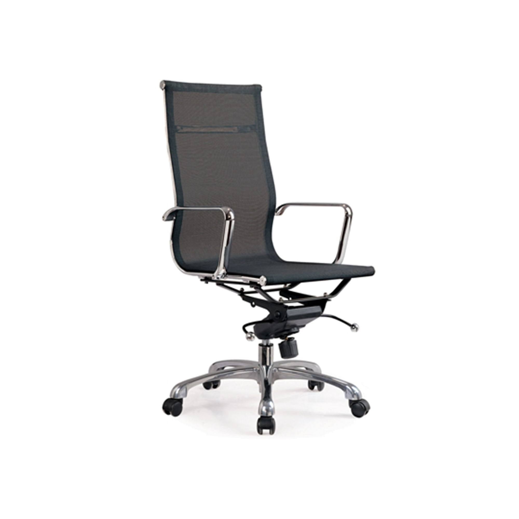White Highback Ergonomic Mesh Swivel Office Chair E485156