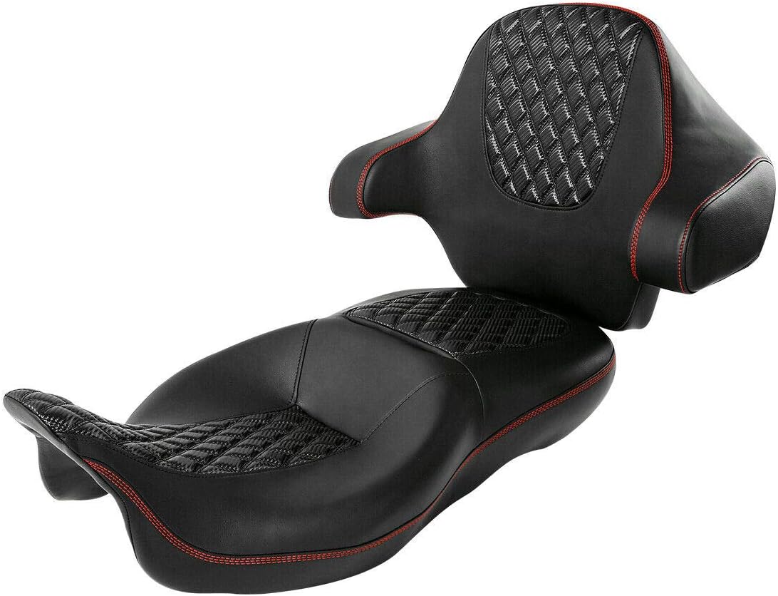Chopped Tour Pack Trunk Wrap Backrest Pad Fit For Harley Road King Street Glide 2014-2022 N938