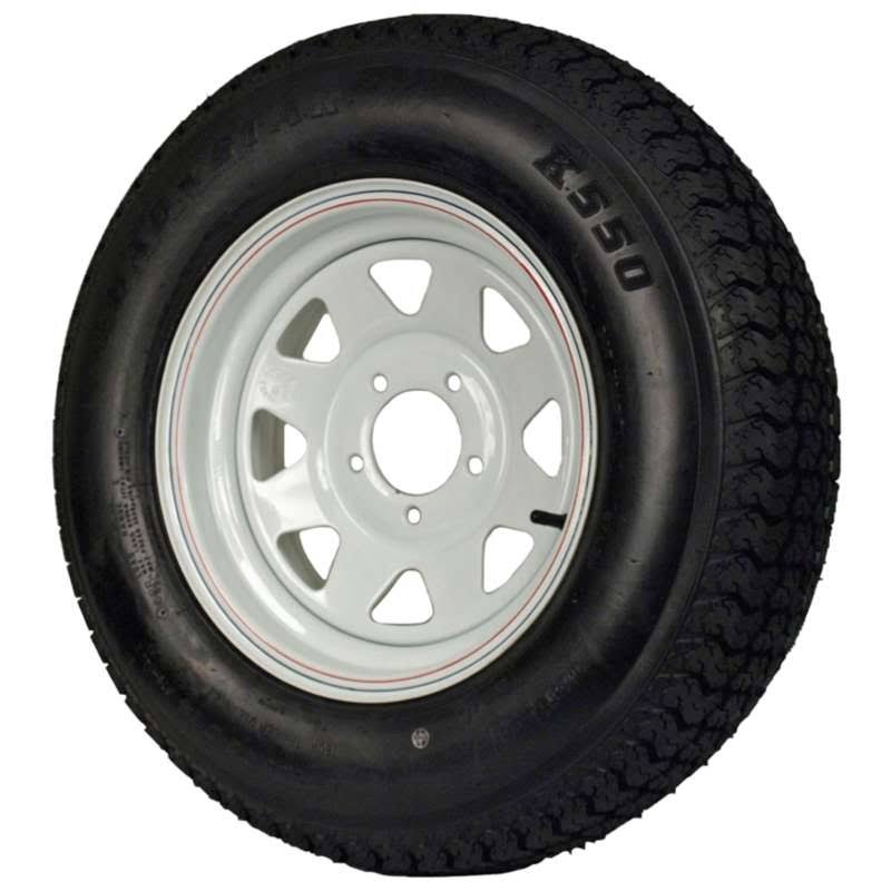 St205/75d-15 LRC Trailer Tire and 5-Hole Custom Spoke Wheel E926
