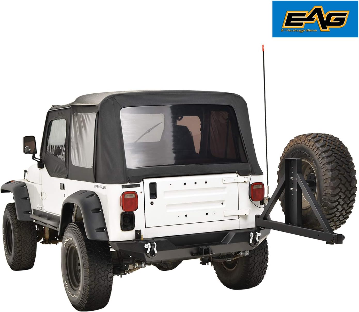 Steel Rear Bumper with Tire Carrier A26136