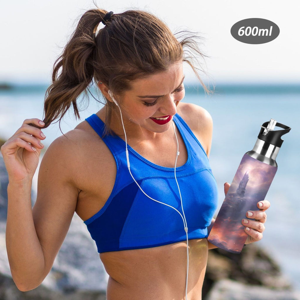 Stainless Steel Insulated Water Bottle with Straw Lid E704407