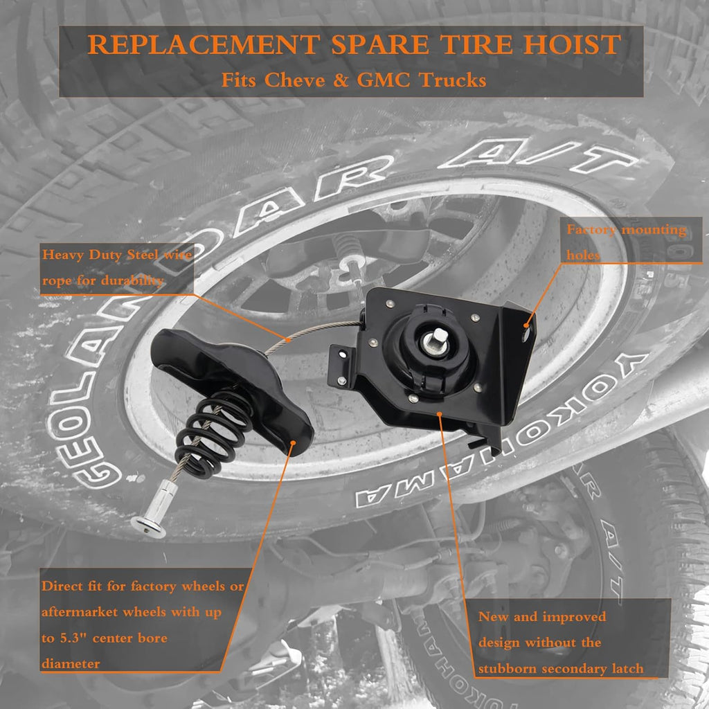Spare Tire Hoist Carrier Pack of 2 P7158