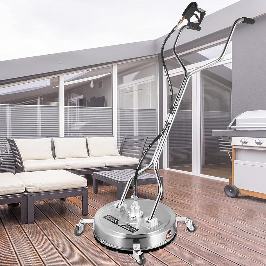 20 inch Surface Cleaner for Pressure Washer with 3/8 Quick Connector I722