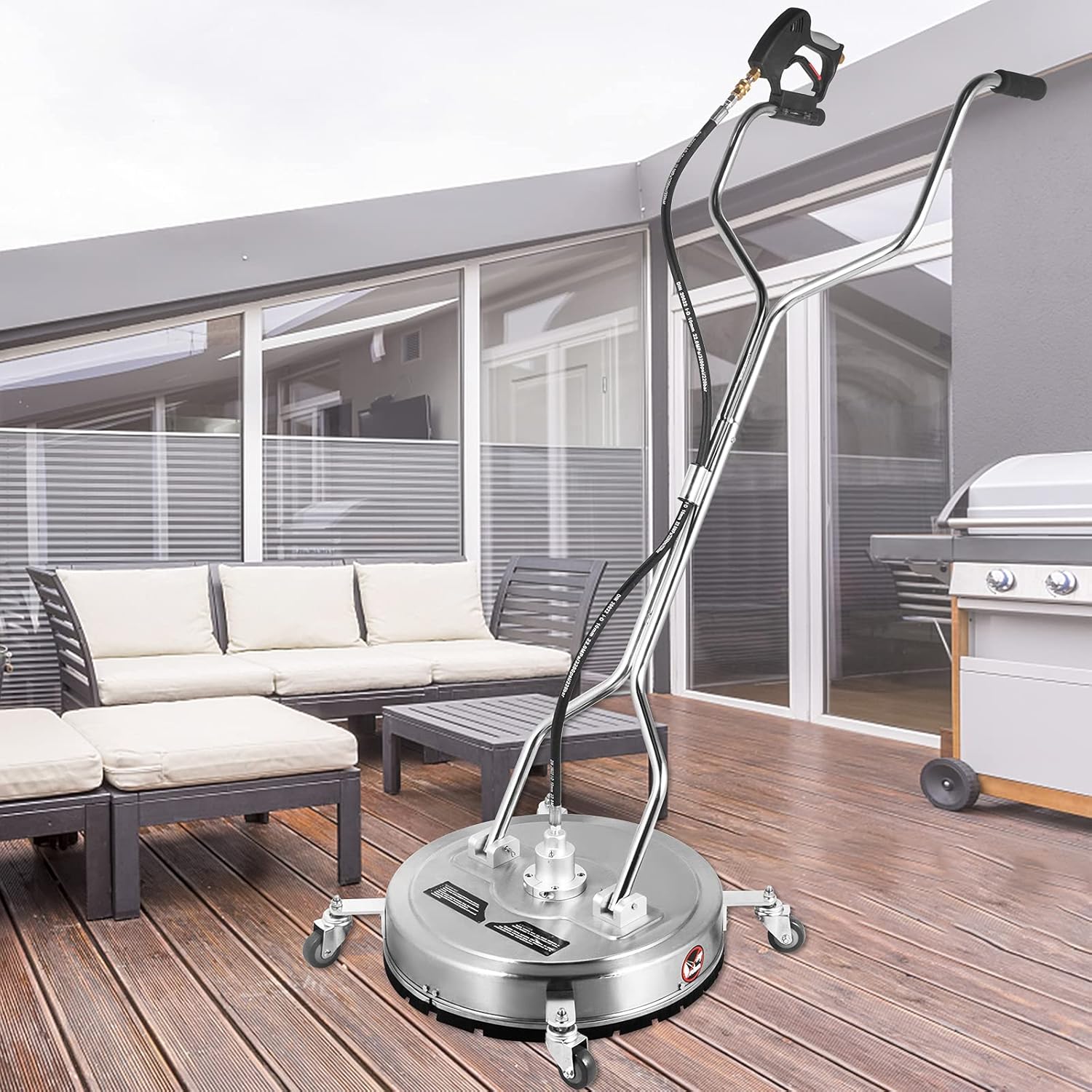 20 inch Surface Cleaner for Pressure Washer with 3/8 Quick Connector I722