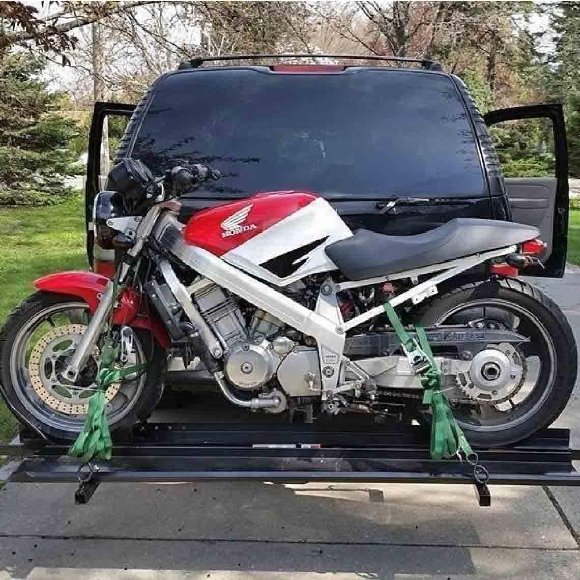 Dirt Bike and Motorcycle Carrier for Truck Hitch J910746