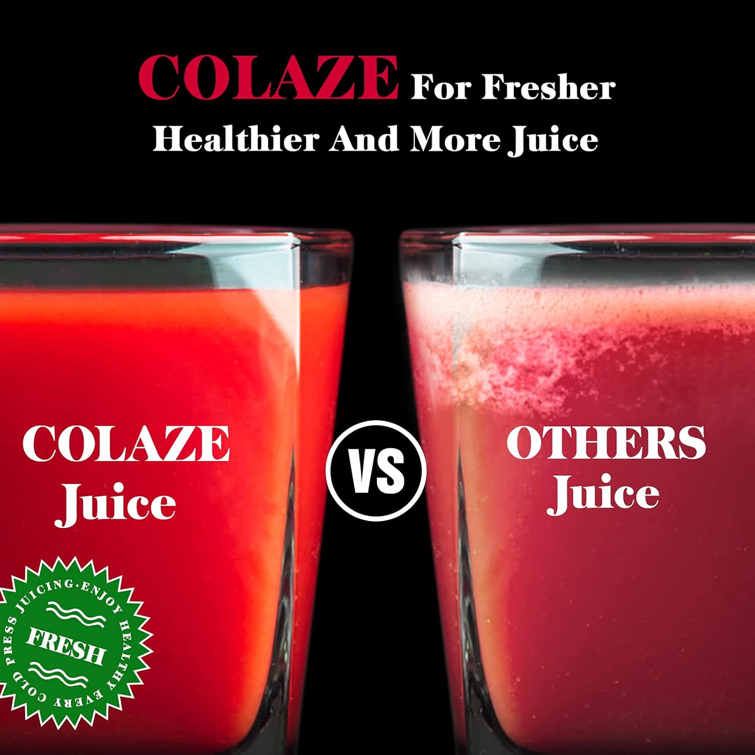 Slow Masticating Juicer with 2 Speed and Reverse Function C60206