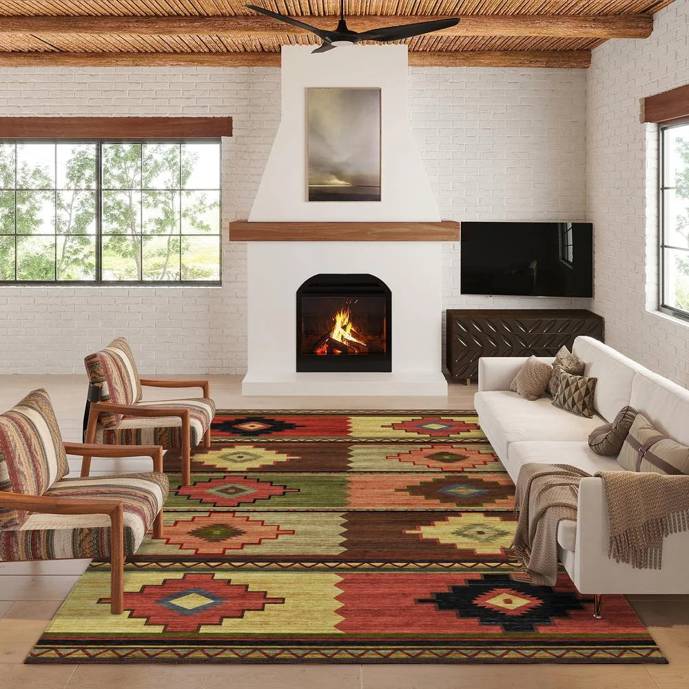 Canyon Washable Indoor/Outdoor Rug V67590