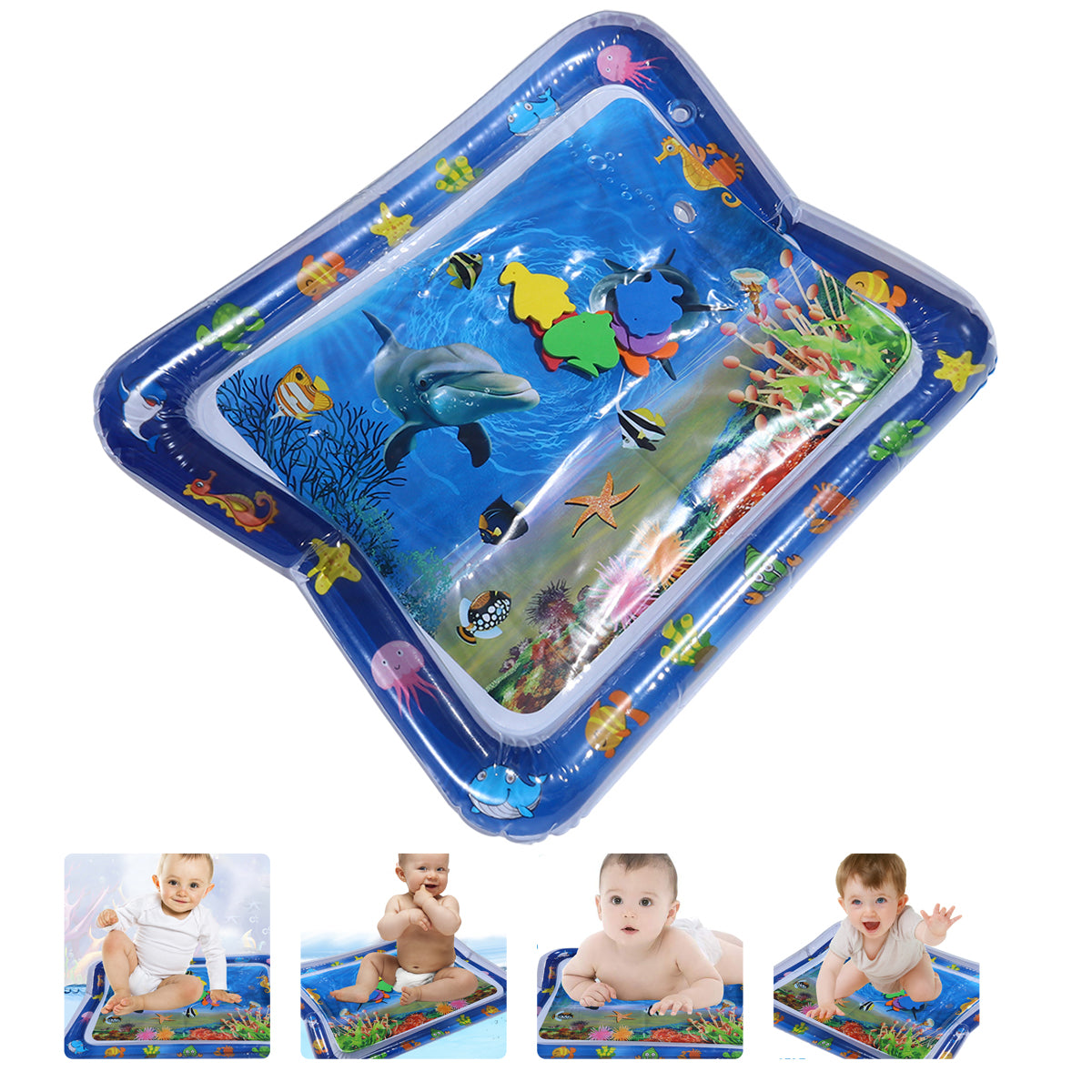 Blue Infant Inflatable Water Play Mat J7493
