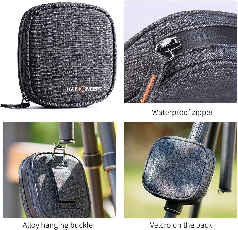 55mm Fixed ND Lens Filter Kit, Neutral Density ND4 ND8 ND64 ND1000 Filter Set with 4-Filter Pouch F827776