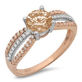 18k White Rose Gold Engagement Ring P285171